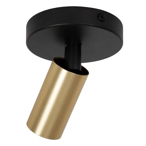 Lucide RITMO - Ceiling spotlight - Ø 10 cm - 1xGU10 (MR11) - Matt Gold / Brass - detail 1